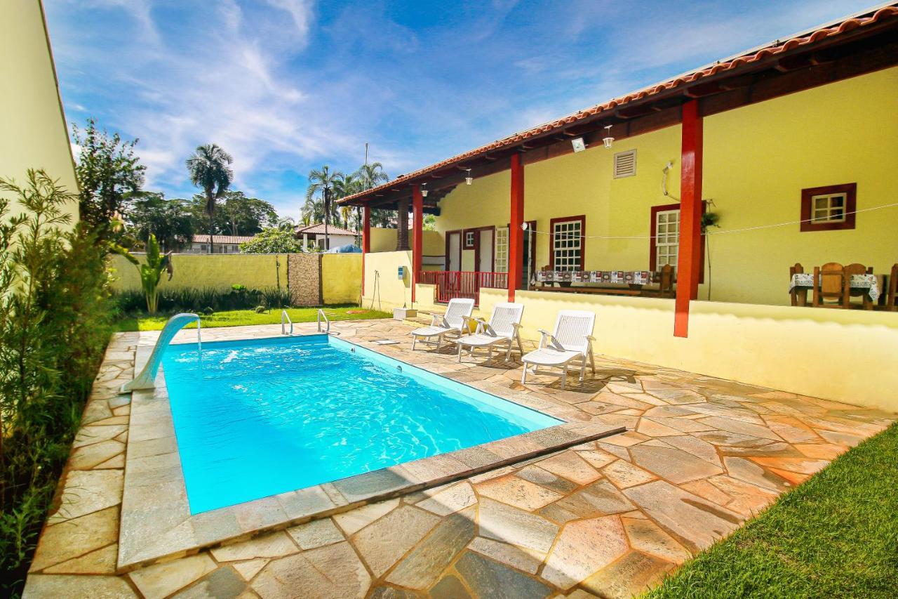 Casa Del Rey - Cond. Fechado Centro Villa Pirenópolis Eksteriør billede